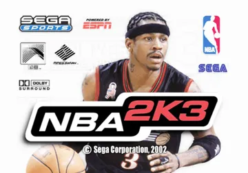 NBA 2K3 (USA) screen shot title